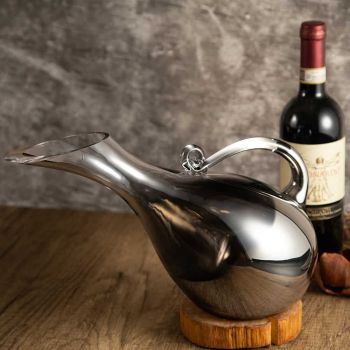 ДЕКАНТЕР ЗА ВИНО - ПЛАТИНЕНА СТРАСТ