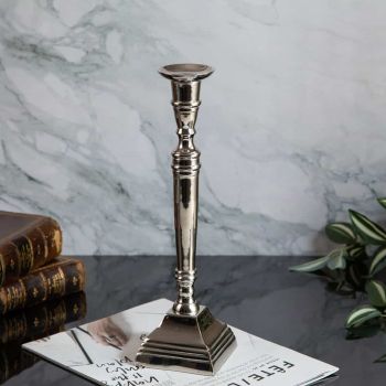 Свещник инокс 24 см