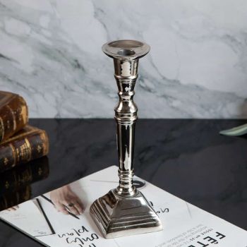 Свещник инокс 32 см