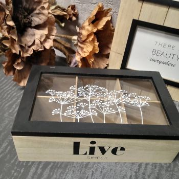 Кутия за чай "Live" 