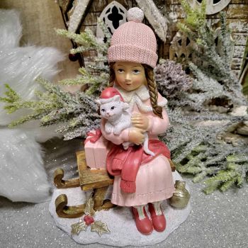 ДЕКОРАТИВНА ФИГУРА МОМИЧЕ - ПРИЯТЕЛ НА ПЪРЗАЛКАТА