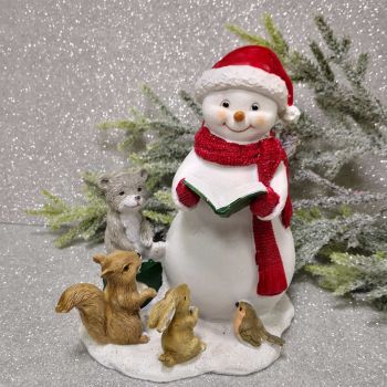 КОЛЕДНА ФИГУРКА СНЕЖКО  - КОЛЕДНИ ПРИЯТЕЛСТВА