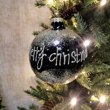 СТЪКЛЕНА КОЛЕДНА ТОПКА