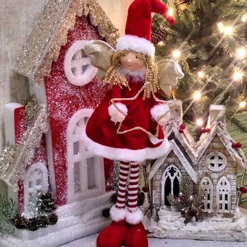 ФИГУРА ФЕЯ-АНГЕЛ - ПУРПУРНА КРАСОТА