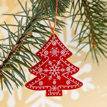 КОМПЛЕКТ ОТ 12 БРОЯ КОЛЕДНИ ДЕКОРАЦИИ