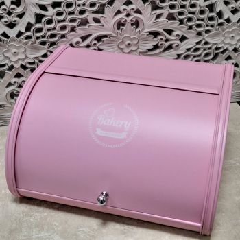 КУТИЯ ЗА ХЛЯБ ЦВЯТ РОЗОВ - ВИНТИДЖ В ЦВЕТОВЕ