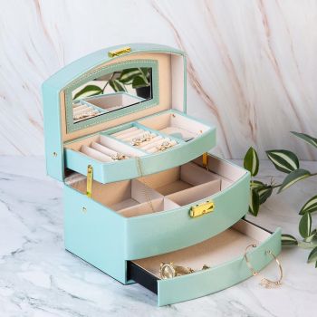 КУТИЯ ЗА БИЖУТА С МЕХАНИЗЪМ - БЛЯСЪК И ЦВЯТ