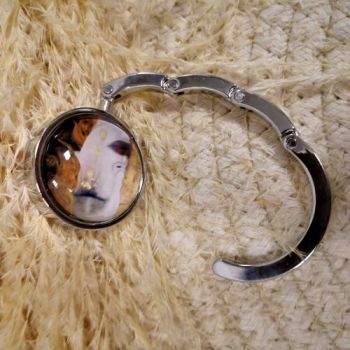 МЕТАЛНА ЗАКАЧАЛКА ЗА ЧАНТА  ЗА МАСА  - ЗЛАТНАТА СЪЛЗА