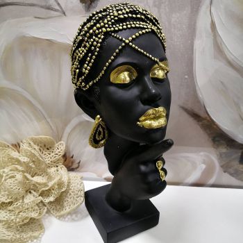 ДЕКОРАЦИЯ  ЖЕНСКО ЛИЦЕ - ЗЛАТНИТЕ НЮАНСИ НА НОЩТА