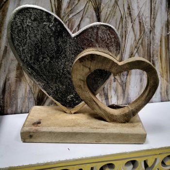 ДЕКОРАТИВНА ФИГУРА СЪРЦА - ДВЕ СЪДБИ В ЕДНО