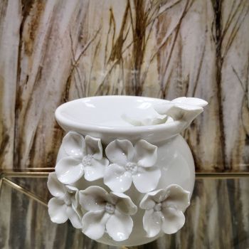 ПОРЦЕЛАНОВ СЪД ЗА АРОМА ТЕРАПИЯ - ТЕМЕНУЖЕНИ СТРАСТИ