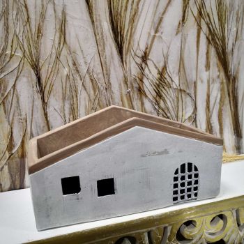 КЕРАМИЧНА КАШПА / КЪЩА - НАМЕРИ ДОМА СИ