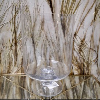 СТЪКЛЕНА ВАЗА СЪС СТОЛЧЕ - ПРОЗРАЧНИ ПРОСТРАНСТВА