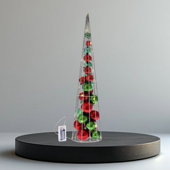 КОЛЕДНА ЕЛХА / КОНУС СЪС СВЕТЛИНКИ