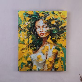 КАРТИНА 50см*40см - СЛЪНЦЕ В КОСИТЕ