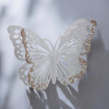 Метално пано за стена - Пеперуда 30х20 см