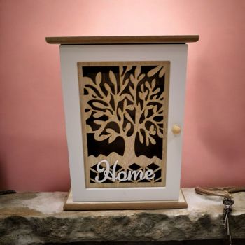 КУТИЯ ЗА КЛЮЧОВЕ С ДЪРВОТО НА ЖИВОТА - КЛЮЧ ЗА ДОМА