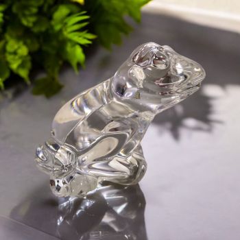 КРИСТАЛНА ФИГУРА ЖАБА 