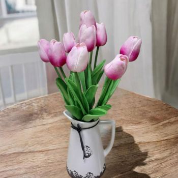 БУКЕТ РОЗОВИ ЛАЛЕТА