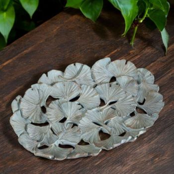 ПОДНОС / ПЛАТО  ГИНКО БИЛОБА- ТАНЦЪТ НА ЛИСТАТА