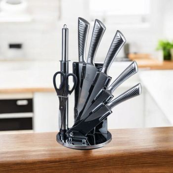 КОМПЛЕКТ КУХНЕНСКИ НОЖОВЕ НА СТОЙКА - ПРЕЦИЗНОСТ И БЪРЗИНА