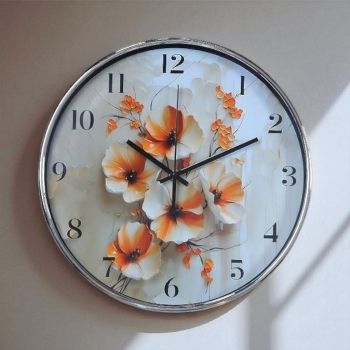 СТЕНЕН ЧАСОВНИК 30см - УСМИХНАТИ ЦВЕТЯ