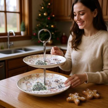 ПОДНОС НА  ДВЕ НИВА ЛЕШНИКОТРОШАЧКАТА - СЪН ИЛИ РЕАЛНОСТ