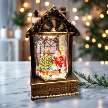 СВЕТЕЩ КОЛЕДЕН ФЕНЕР КЪЩА - СНЕЖНА ПЪТЕКА КЪМ ДОМА