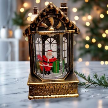 СВЕТЕЩ КОЛЕДЕН ФЕНЕР КЪЩА - СНЕЖНА ПЪТЕКА КЪМ ДОМА