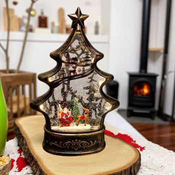 СВЕТЕЩ КОЛЕДЕН ФЕНЕР  ЕЛХА - СНЕЖНА ФЪРТУНА В ГОРАТА