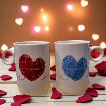 КОМПЛЕКТ 2 броя ЧАШИ - ТАЙНАТА НА ЛЮБОВТА