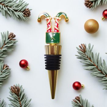 ТАПА ЗА ВИНО С КОЛЕДЕН ОРНАМЕНТ - ПРАЗНИЧНА НАЗДРАВИЦА