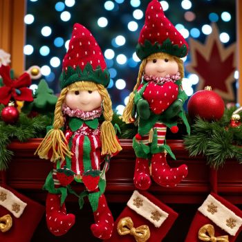 ДЕКОРАТИВНА ТЕКСТИЛНА ФИГУРА  ЯГОДКА