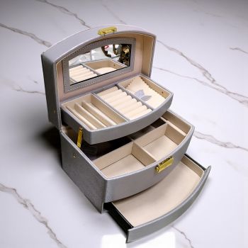 КУТИЯ ЗА БИЖУТА С МЕХАНИЗЪМ - БЛЯСЪК И ЦВЯТ