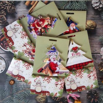 КОЛЕДЕН СВЕЩНИК ЕЛХА И 6 броя СВЕЩИ - ТОПЛИНА У ДОМА