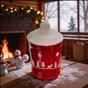 КОЛЕДЕН БУРКАН ЗА СЛАДКИ 17см - КОЛЕДНИ ВЪЛШЕБСТВА