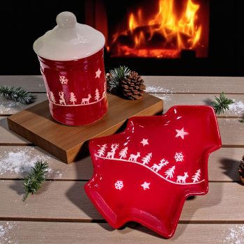 КОЛЕДЕН КОМПЛЕКТ БУРКАН И ПЛАТО - КОЛЕДНИ ВЪЛШЕБСТВА