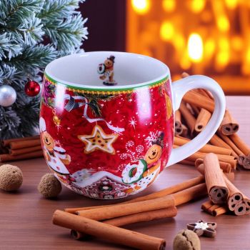 КОЛЕДНА ЧАША В ПОДАРЪЧНА КУТИЯ  - КАНЕЛЕНА СЛАДОСТ