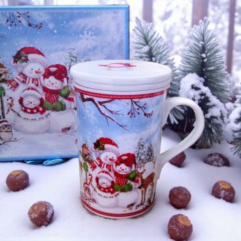 КОЛЕДНА ЧАША ЗА ЧАЙ СЪС ЗАПАРКА - ВЕСЕЛИТЕ СНЕЖКОВЦИ