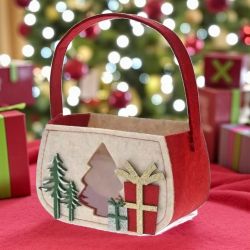 КОЛЕДНА КОШНИЧКА ОТ ФИЛЦ - КОЛЕДЕН ПЕЙЗАЖ