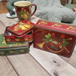 КОМПЛЕКТ 3 БРОЯ МЕТАЛНИ КУТИИ С РАЗЛИЧНИ ДИЗАЙНИ - КАМБАНЕН ЗВЪН