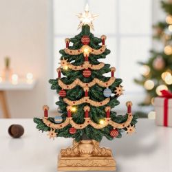 СВЕТЕЩА ЕЛХА 48см - СВЕТЛИНИТЕ НА КОЛЕДА