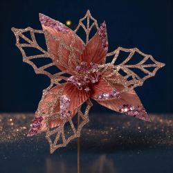 ЛУКСОЗЕН СТРЪК  КОЛЕДНА ЗВЕЗДА - ПРАЗНИЧНИ  ЦВЕТЯ