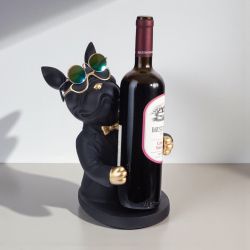 АРТ ПОСТАВКА ЗА БУТИЛКА  КУЧЕ  - ПАЗИТЕЛ НА МОДЕРНИЯ ДОМ
