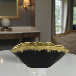 РАКОВИНА КУПА - КЛАСИКА В ЧЕРНО И ЗЛАТО