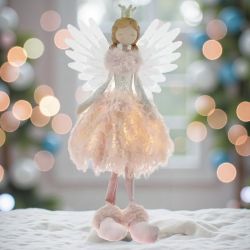 СВЕТЕЩА ФЕЯ - АНГЕЛ С ВИСЯЩИ КРАЧЕТА