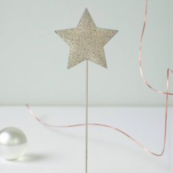 МЕТАЛНА ПРЪЧКА СЪС ЗВЕЗДА - ОРИСНИЦА ЗА ДОБРО