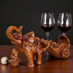 ПОСТАВКА ЗА БУТИЛКА СЛОН - СИЛА ОТ ИЗТОКА