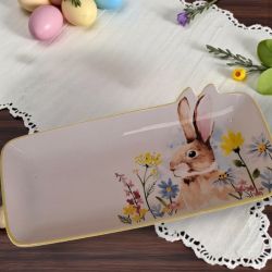 ПРАВОЪГЪЛНО ПЛАТО СЪС ЗАЕК - СИНЧЕЦ И ЖЪЛТУРЧЕ