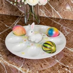 ПЛАТО ПОСТАВКА ЗА ЯЙЦА - ВЕЛИКДЕНСКИ ВЕНЕЦ